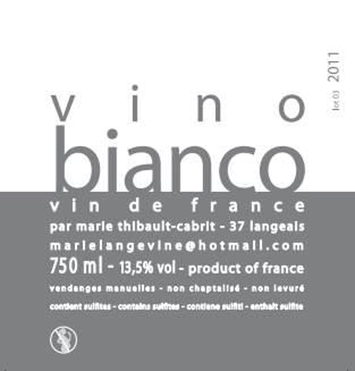 Vino Bianco - Marie Thibault-Cabrit - marie-thibault-cabrit 