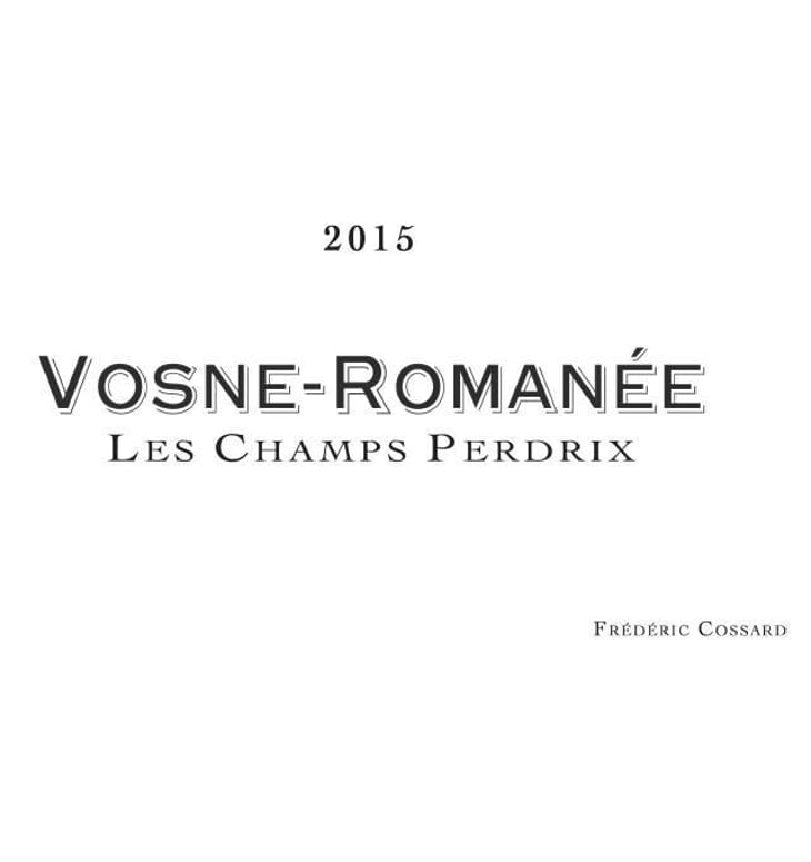 Vosne-Romanée "Les Champs Perdrix" - Domaine de Chassorney - frederic-cossard 