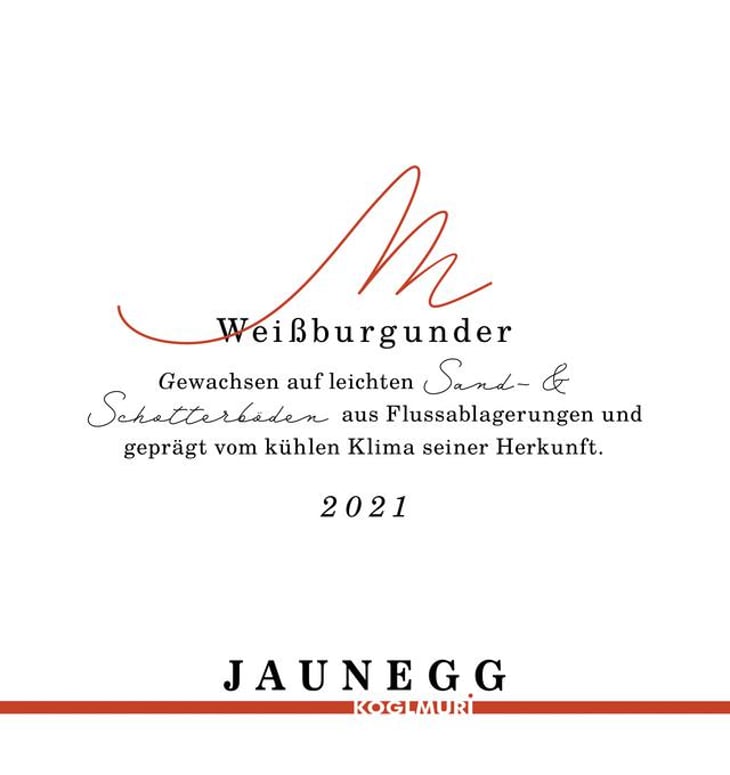 Weißburgunder "Sand & Schotterböden“ - Weingut Daniel Jaunegg - jasmin-daniel-jaunegg 
