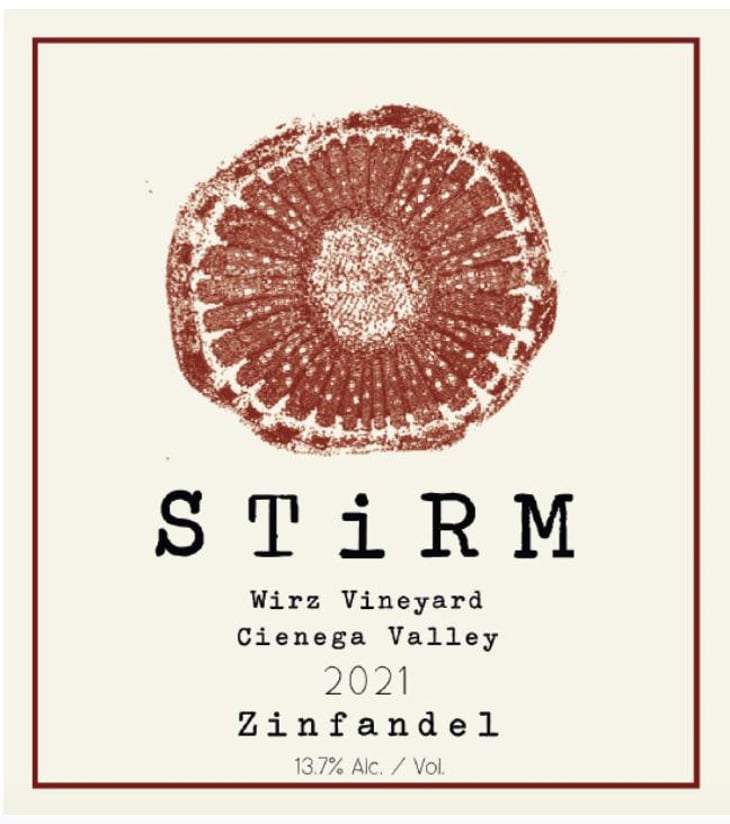 Wirz Vineyard Zinfandel, Cienega Valley - Stirm Wine Company - ryan-stirm 