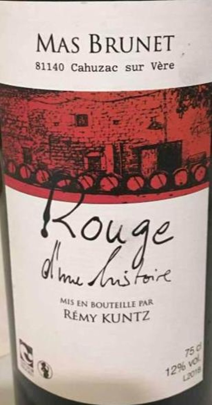 Rouge d’une histoire - Mas Brunet - remy-kuntz 