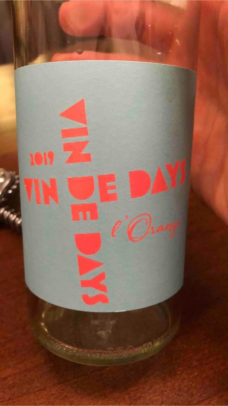 Vin De Days L’Orange - Day Wines - brianne-day 