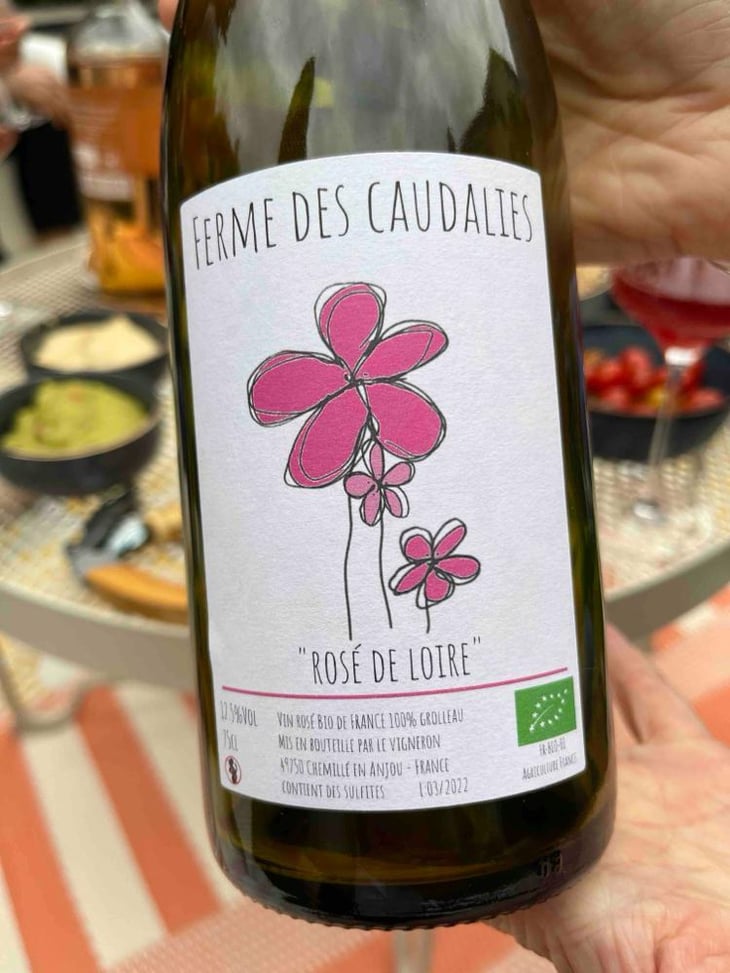 Rosé de Loire - La Ferme des Caudalies - arnaud-crasnier -2022