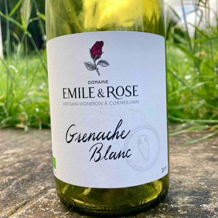Grenache Blanc - Emile & Rose - caroline-marcel-gisclard -2019