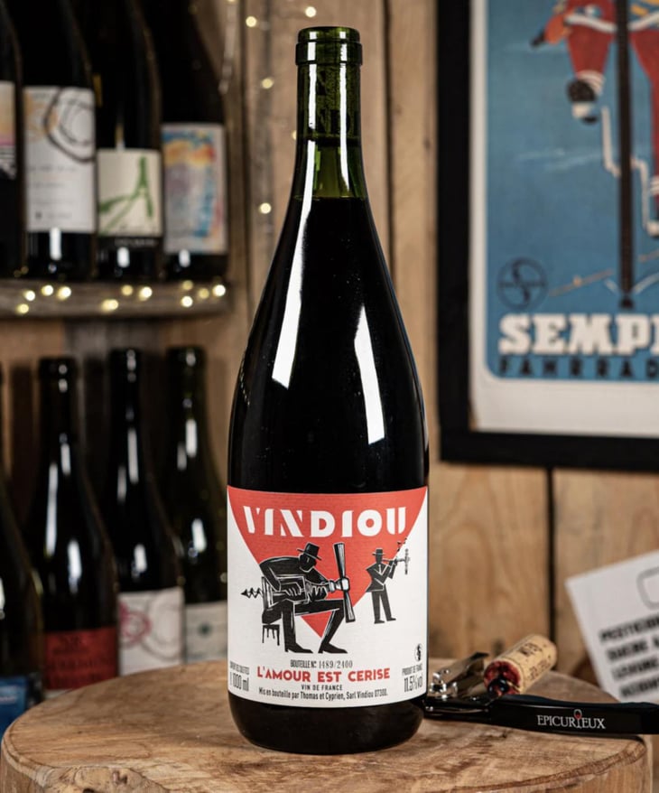 L’amour est cerise - Vin de France - Vindiou - cyprien-de-lageneste-thomas-junique -2021