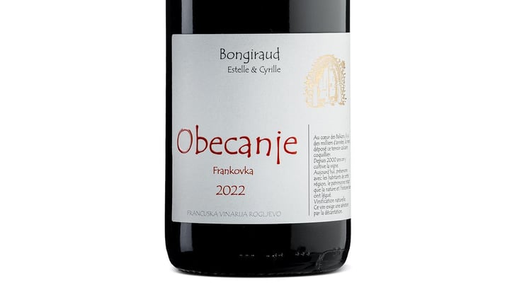 Obecanje Frankovka - Francuska Vinarija - estelle-cyrille-bongiraud -2022