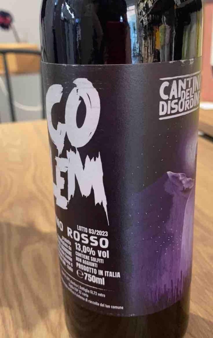 Golem - Cantina Del Disordine - davide-picariello -2022