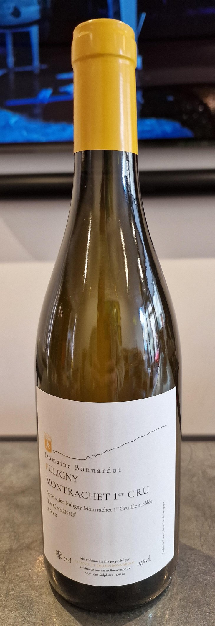 Puligny-Montrachet 1er cru La Garenne - Domaine Bonnardot - antoine-ludovic-emilien-bonnardot -2022