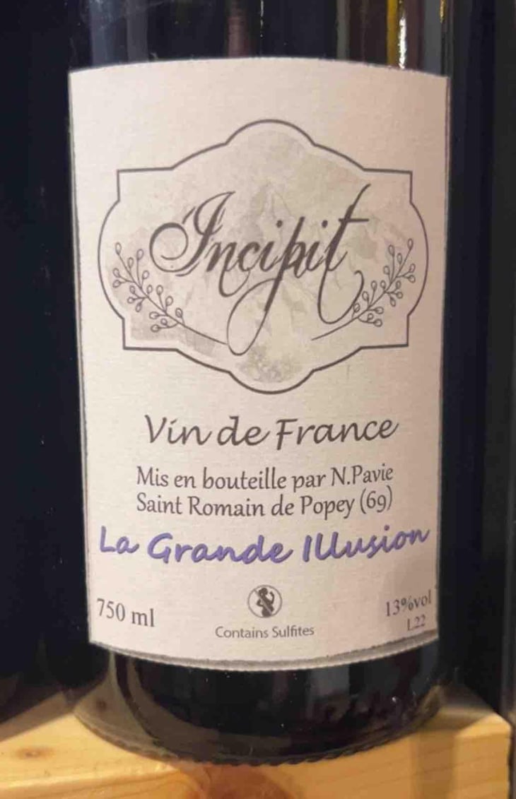 La Grande illusion - Incipit - Nicolas Pavie - nicolas-pavie -2018