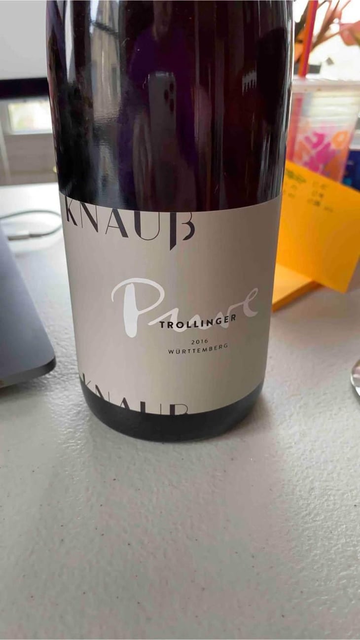 Knauss Württemberg Trollinger Pure - Weingut Knauss - andi-knauss 