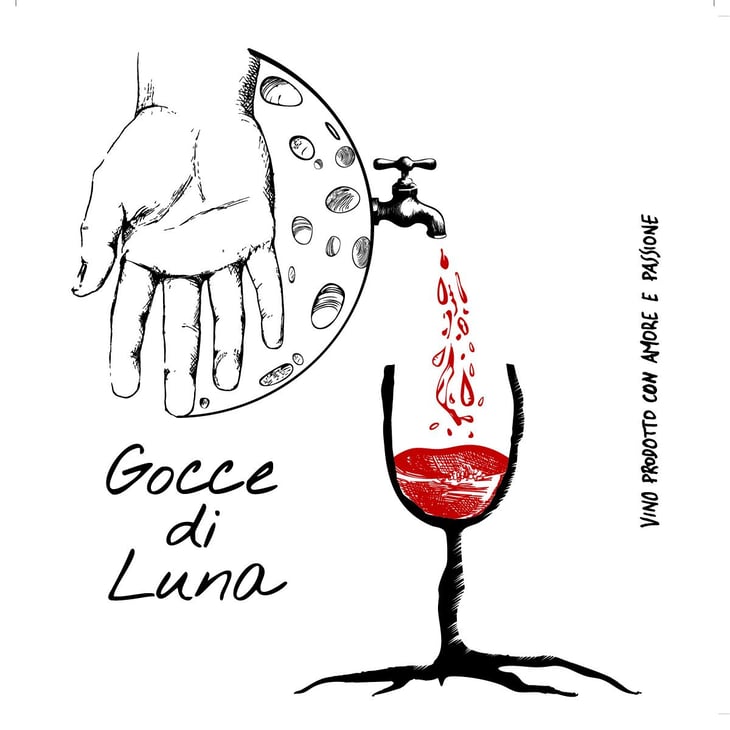Gocce di Luna Rosso BIB - Fattoria Mani di Luna - rocco-trauzzola-alessandro-de-filippis-simone-lazzarin --