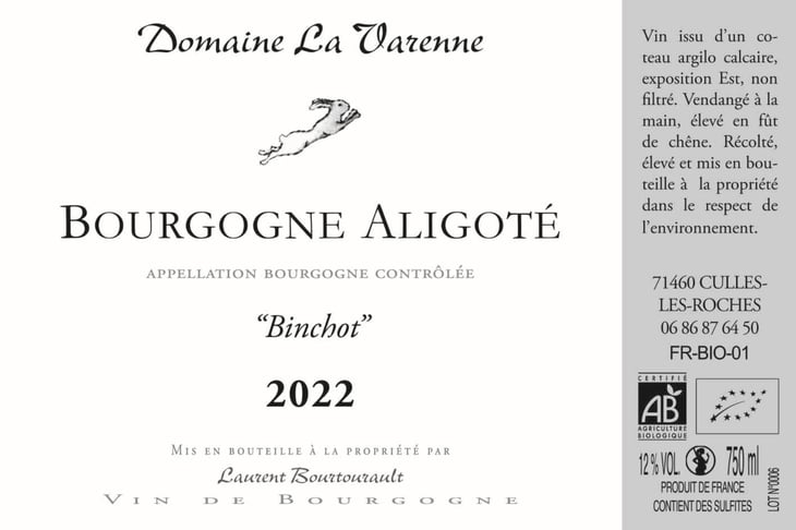 Binchot - Domaine La Varenne - laurent-bourtourault 