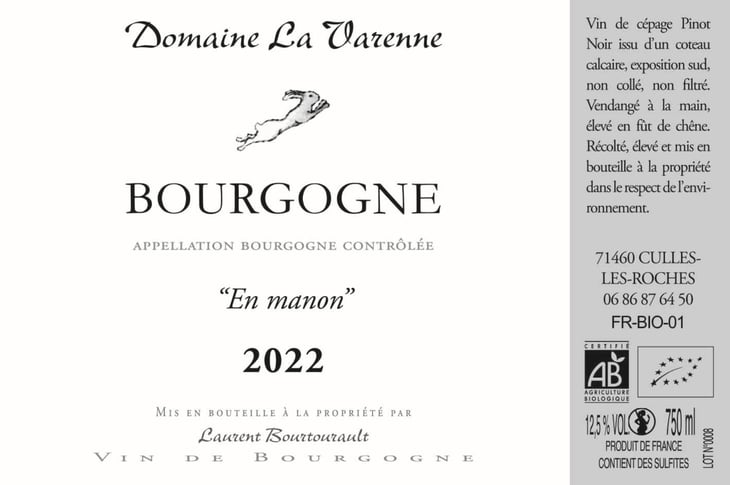 En Manon - Domaine La Varenne - laurent-bourtourault 