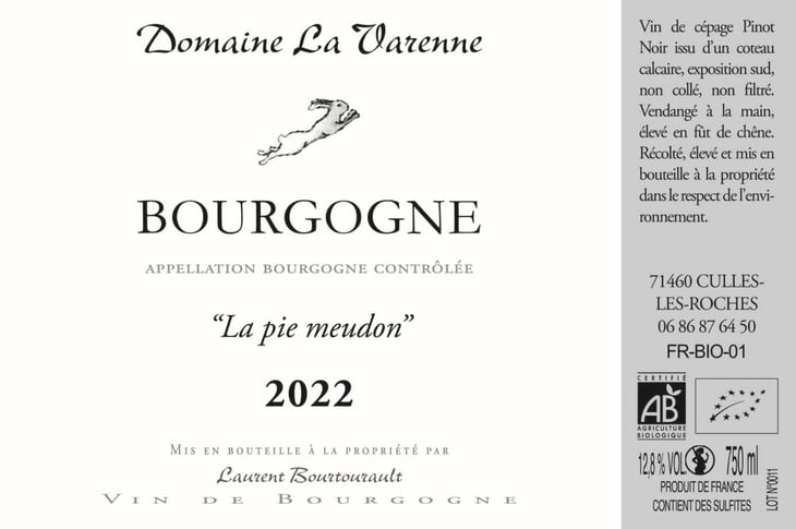 La Pie Meudon - Domaine La Varenne - laurent-bourtourault 