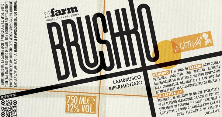 Brushko rifermentato Rosato - XFarm Agricoltura Prossima - xfarm 