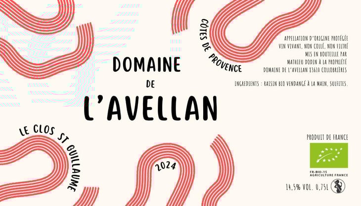 clos st guillaume - Domaine de l'Avellan - mathieu-dodin -2024