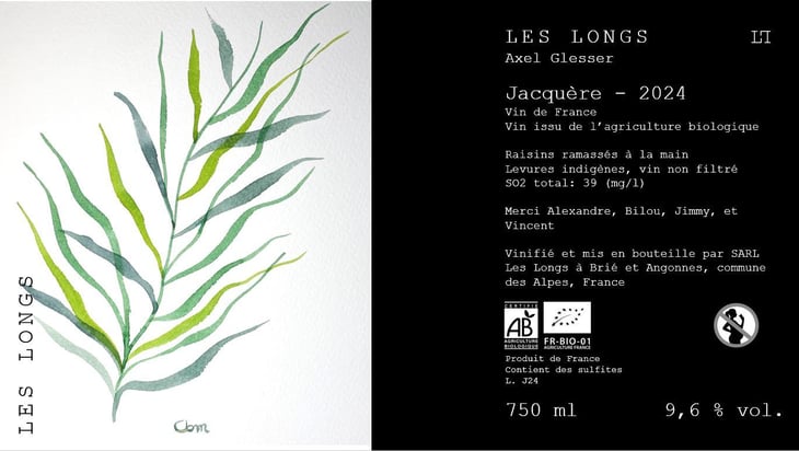 Jacquère - Domaine des Longs - axel-glesser -2024