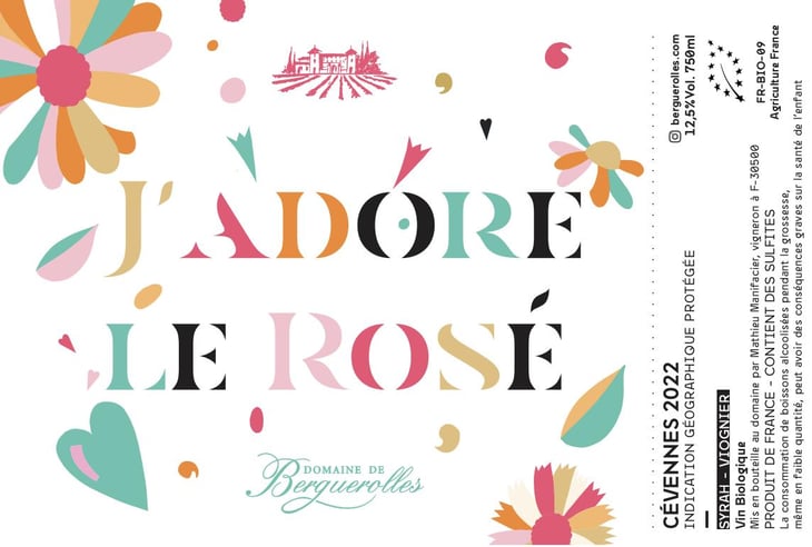 J’adore Le Rosé - Domaine De Berguerolles - mathieu-manifacier 