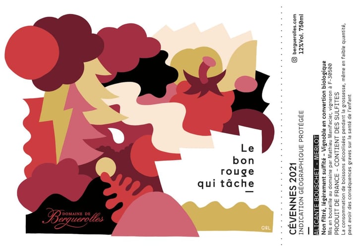 Le Bon Rouge Qui Tâche - Domaine De Berguerolles - mathieu-manifacier 