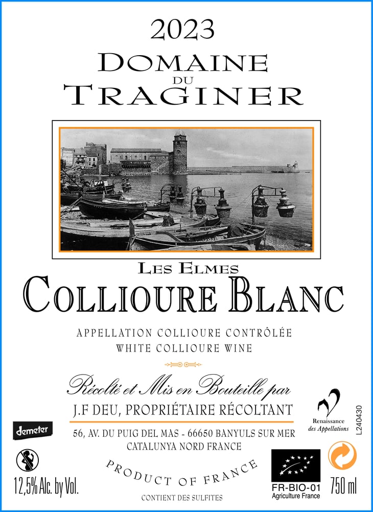 LES ELMES - Domaine Du Traginer - jean-francois-deu -2024