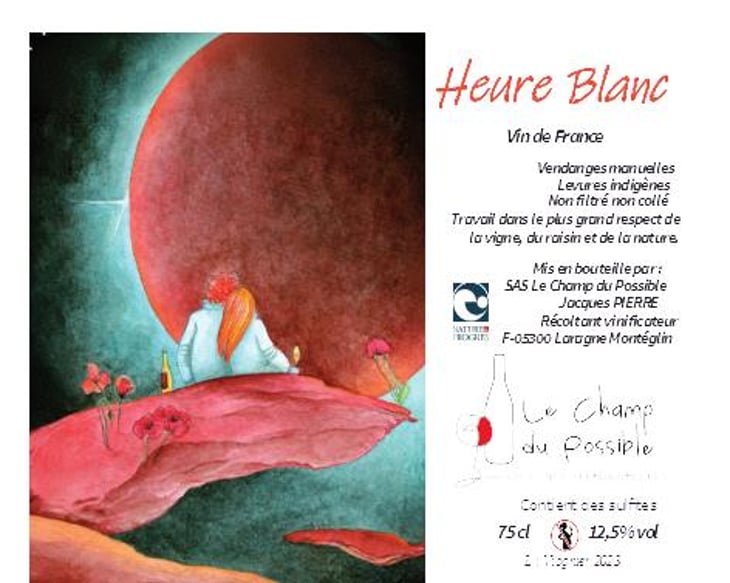 L'Heure Blanc - Le Champ Du Possible - jacques-pierre 