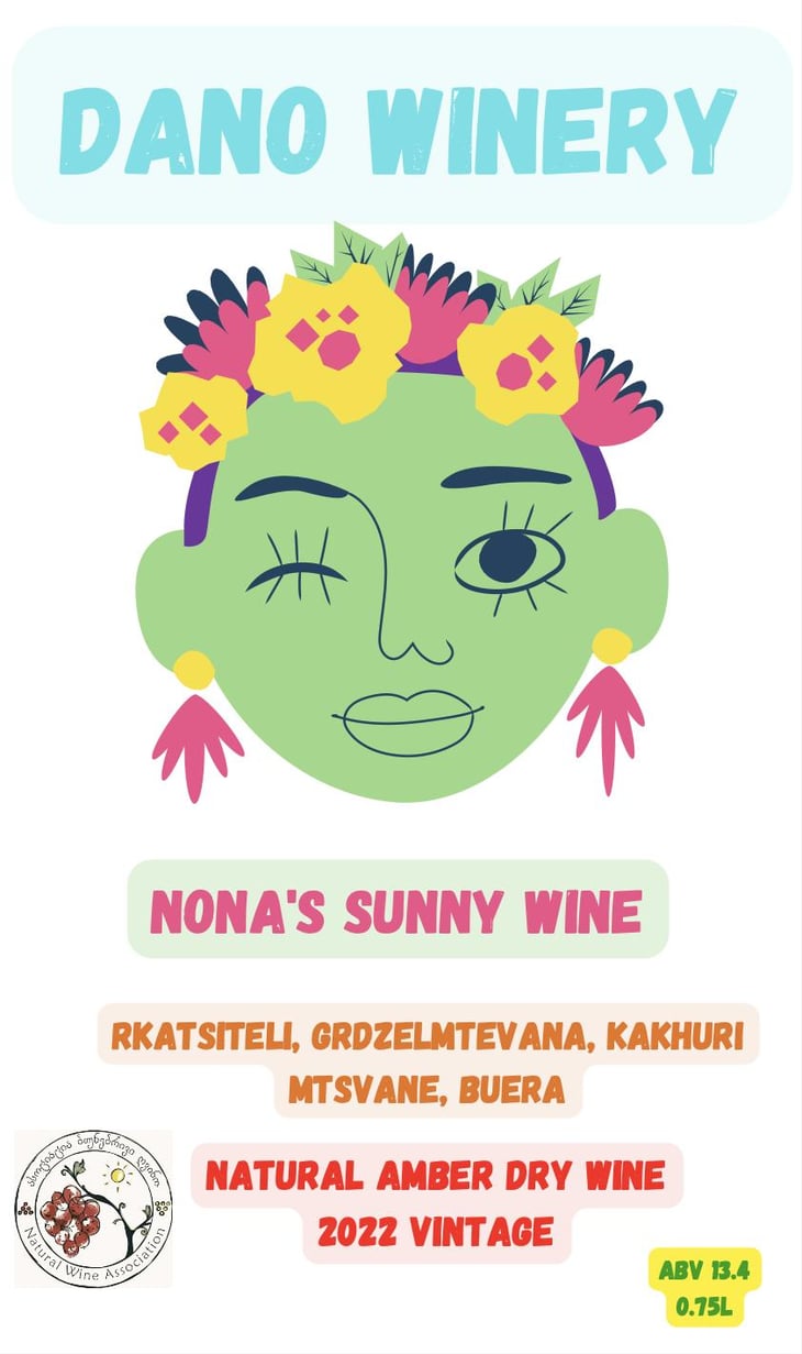 Nona’s Sunny Wine - Dano Winery - david-nona-mosulishvili 