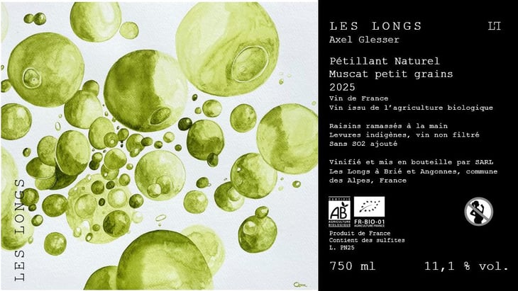 Pet Nat Muscat 25 - Domaine des Longs - axel-glesser -2025