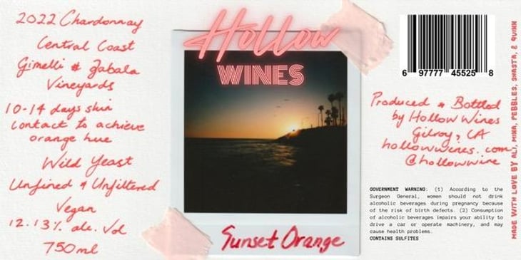 Sunset Orange - Hollow Wines - quinn-hobbs 