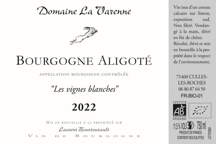 Les Vignes Blanches - Domaine La Varenne - laurent-bourtourault 