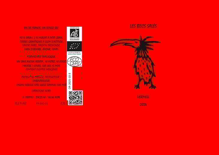 VERMELL - Oiseau Rebelle - guido-melanie-hube -2024