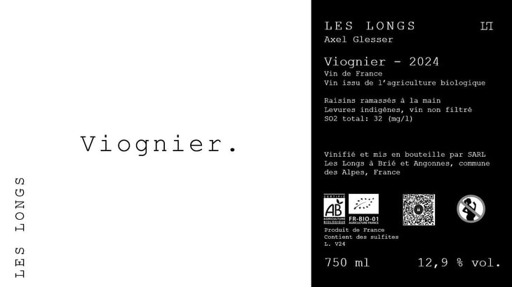 Viognier - Domaine des Longs - axel-glesser -2024