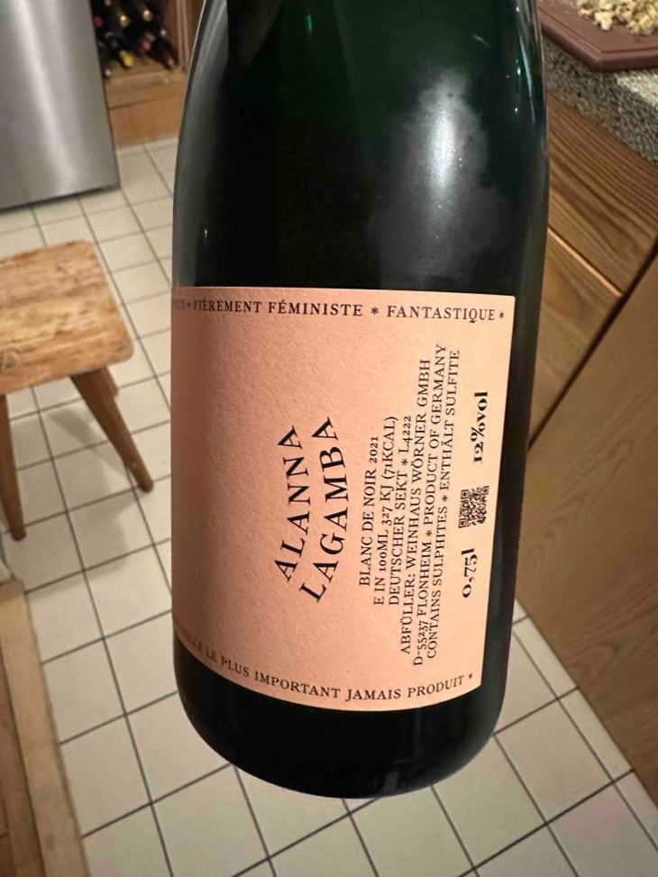 Blanc de Noit Sekt - Vin de La Gamba - alanna-lagamba -2021