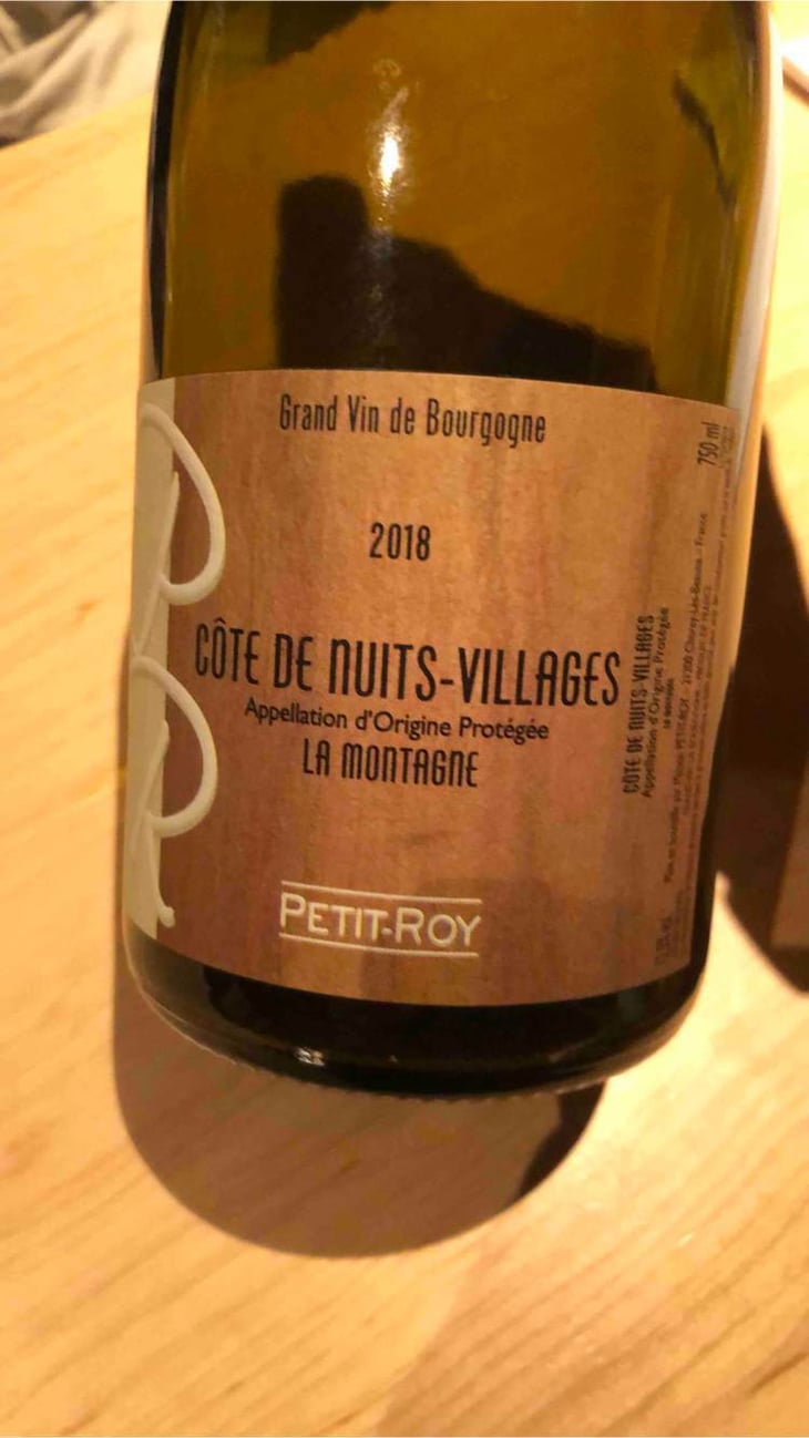 Cote de Nuits Village La Montagne - Domaine Petit-Roy - seiichi-saito 
