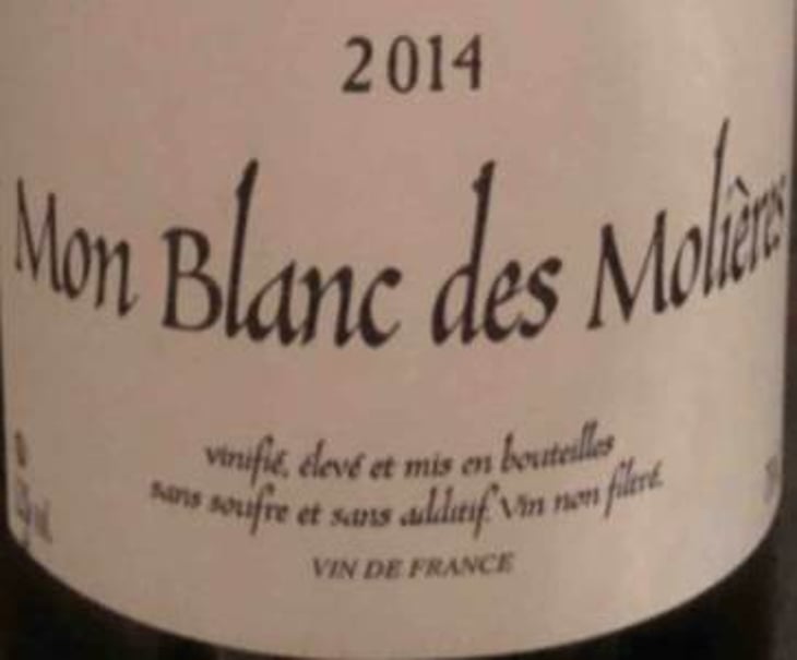 Mon Blanc des Molières - Côtes de la Molière - isabelle-bruno-perraud 