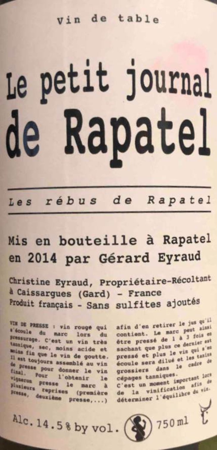 Le Petit Journal De Rapatel - Domaine de Rapatel - christine-gerard-eyraud 