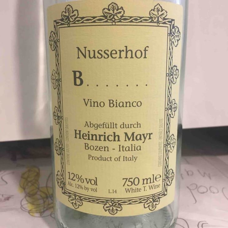 B....... - Weingut Nusserhof - heinrich-mayr 