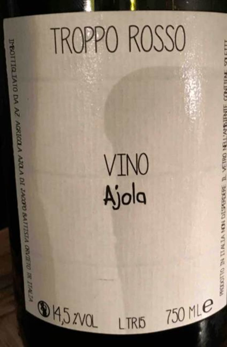 Troppo Rosso - Azienda Agricola Ajola - jacopo-battista 