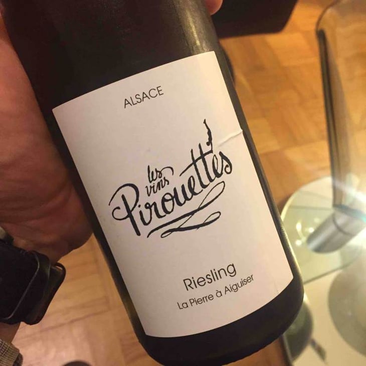 Riesling La Pierre à Aiguiser - Les Vins Pirouettes - pierre-sanchez-remi-segura-xavier-couturier 