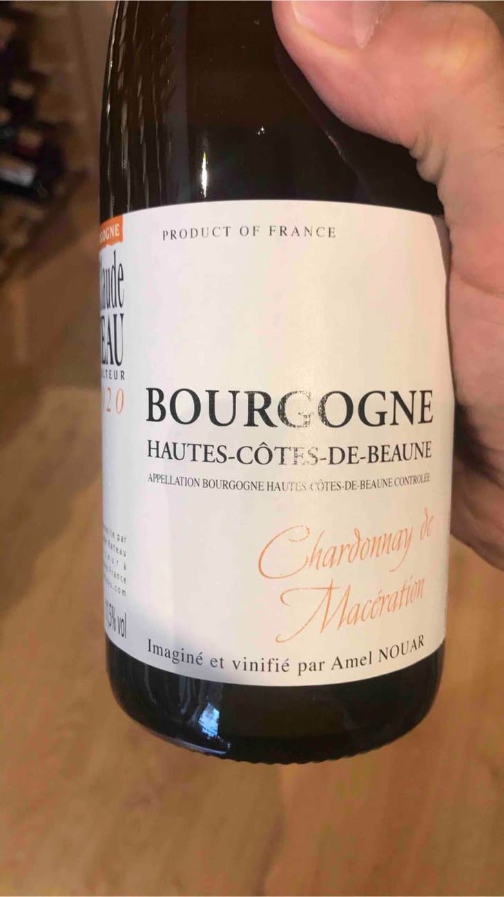 Chardonnay De Maceration - Domaine Jean-Claude Rateau - amel-nouar-et-jean-claude-rateau 