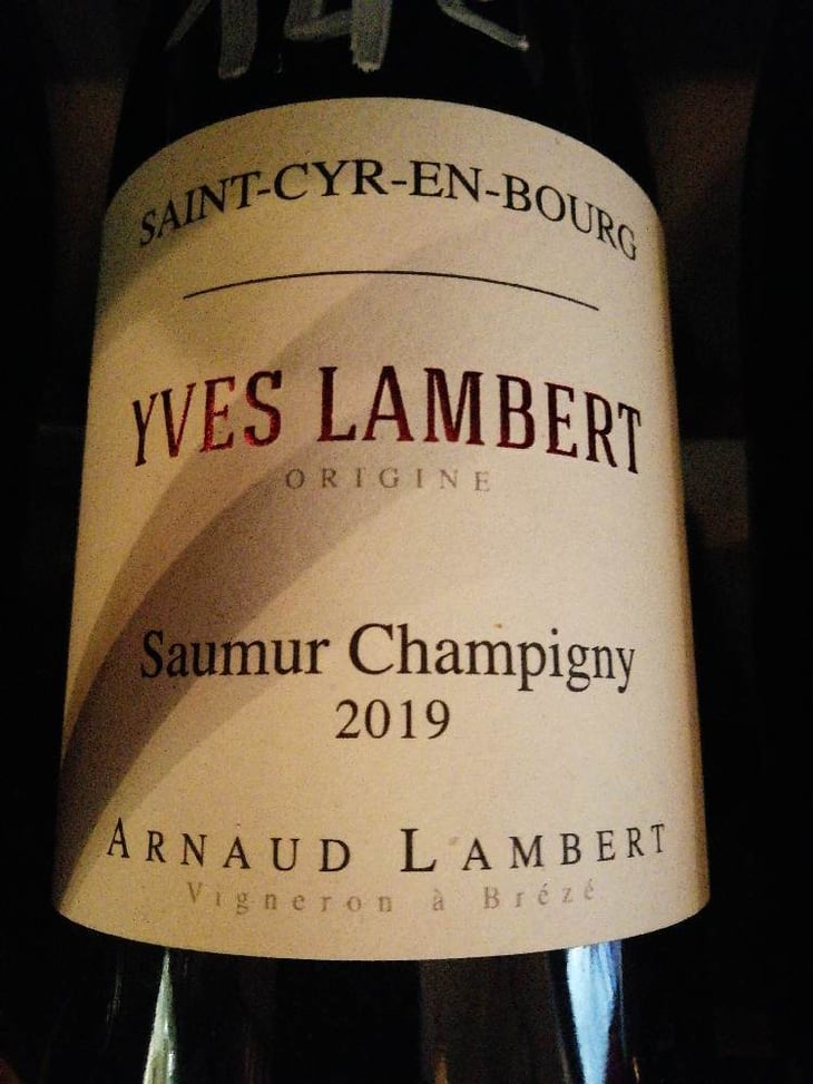 Yves Lambert Saumur Champigny - Domaine de Saint-Just - arnaud-lambert 