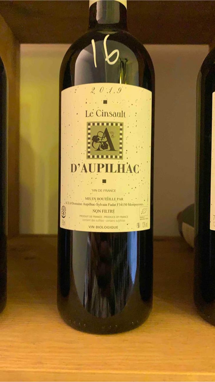 Le Cinsault - Domaine d'Aupilhac - desiree-sylvain-fadat -2019