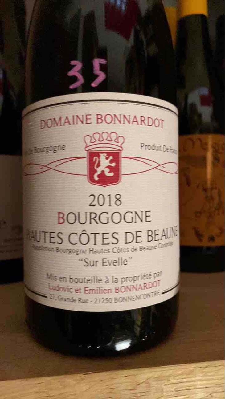 Bourgogne Hautes-Côtes de Beaune "Sur Evelle" - Domaine Bonnardot - antoine-ludovic-emilien-bonnardot 
