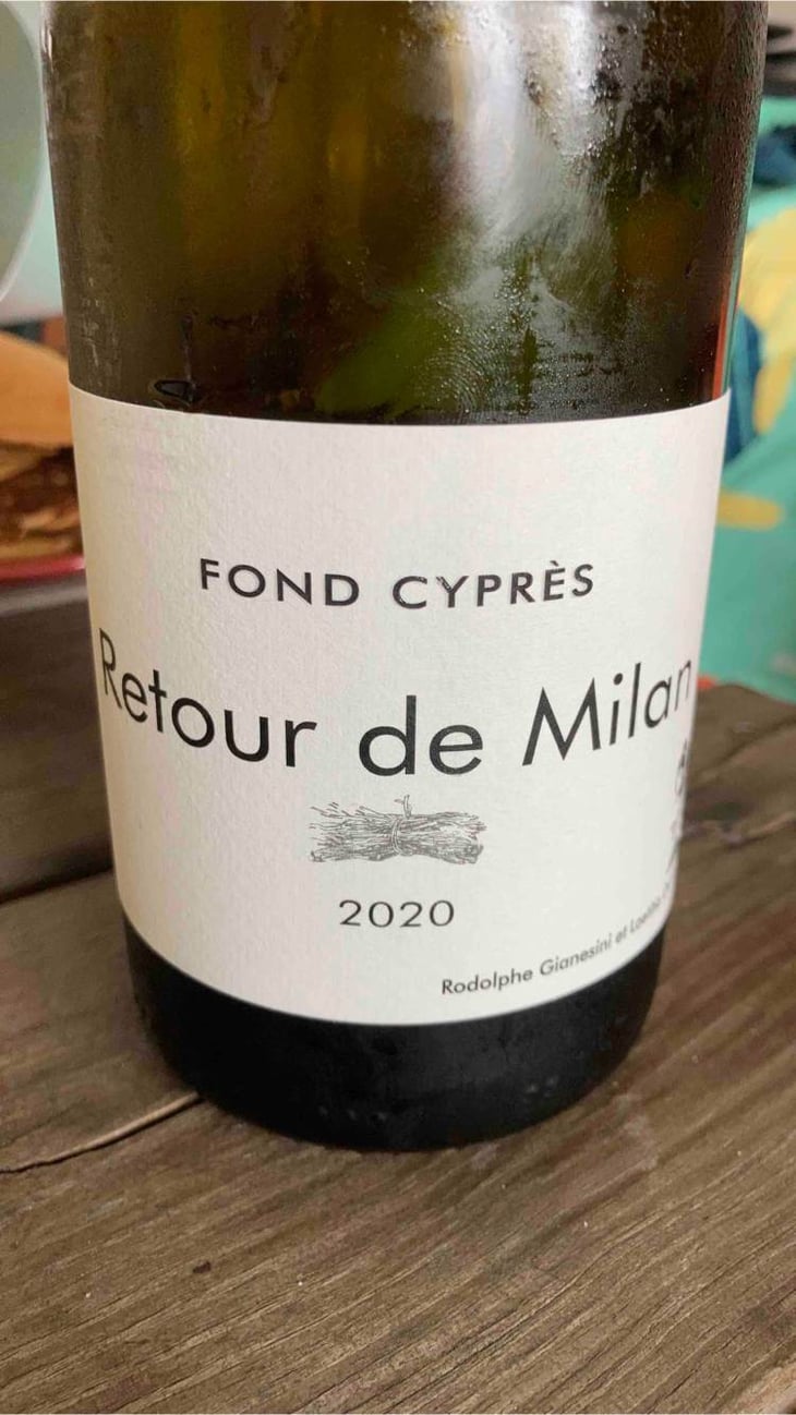 Retour De Milan - Fond Cyprès - rodolphe-gianesini-laetitia-ourliac 