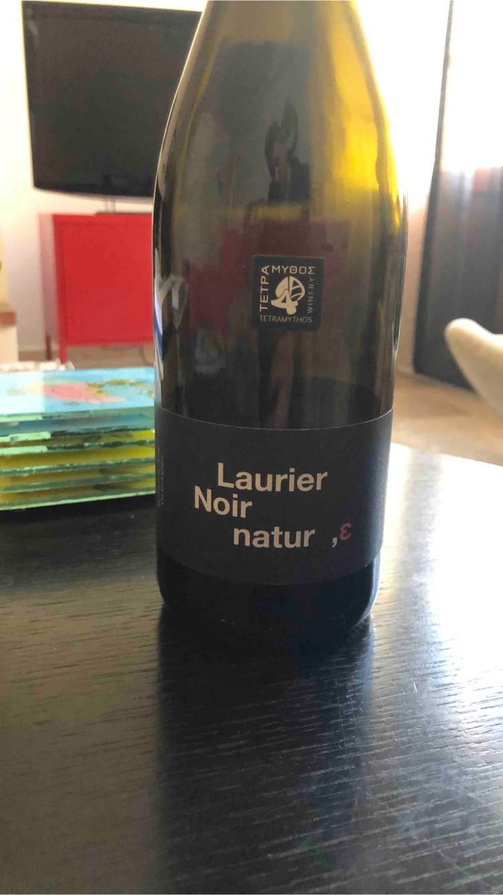 Laurier Noir Nature - Tetramythos Winery - Τετράμυθος - panos-papayiannopoulos-aristos-spanos-eustatius-spanos 