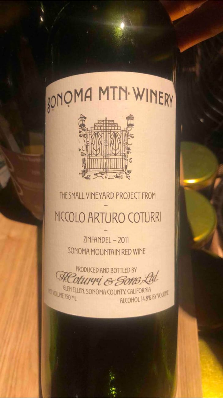 Zinfandel - Sonoma Mtn Winery - nic-coturri-dan-marioni 