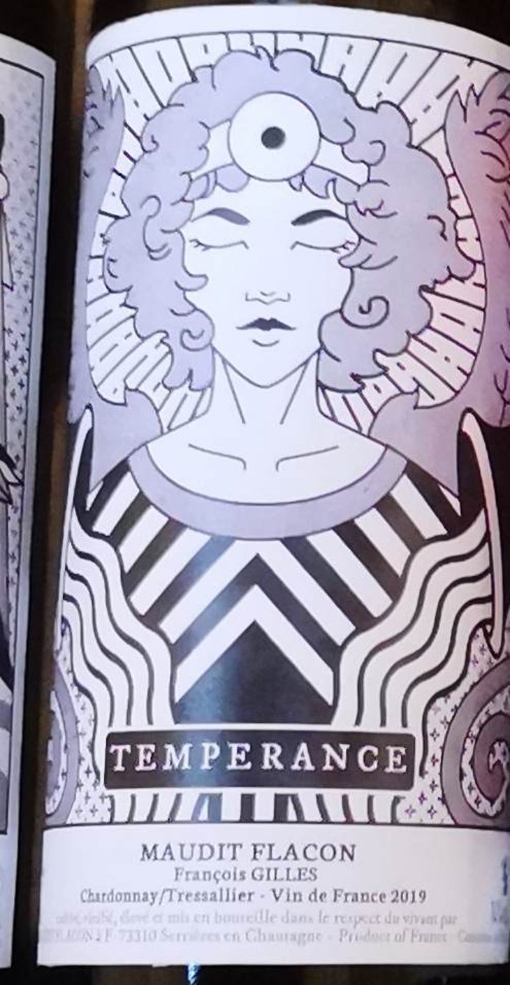 Maudit Flacon "Tempérance" - Domaine des Fables - francois-gilles 