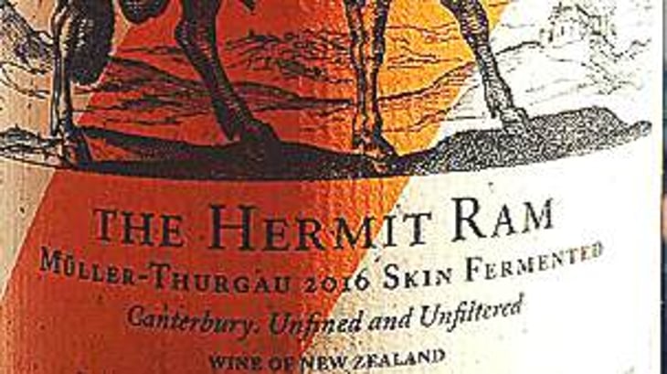 Muller Thurgau 2016 Skin Fermented - The Hermit Ram - theo-coles 