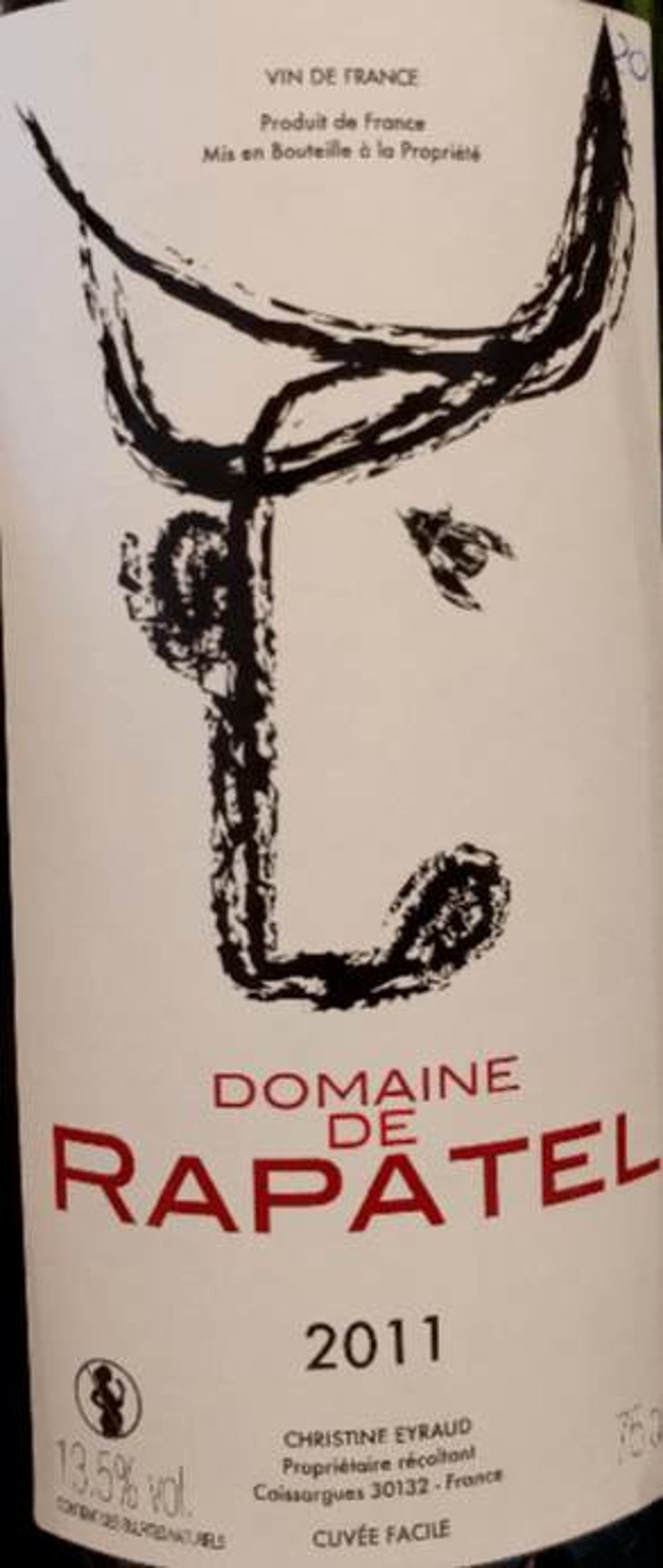 Cuvée Facile - Domaine de Rapatel - christine-gerard-eyraud 