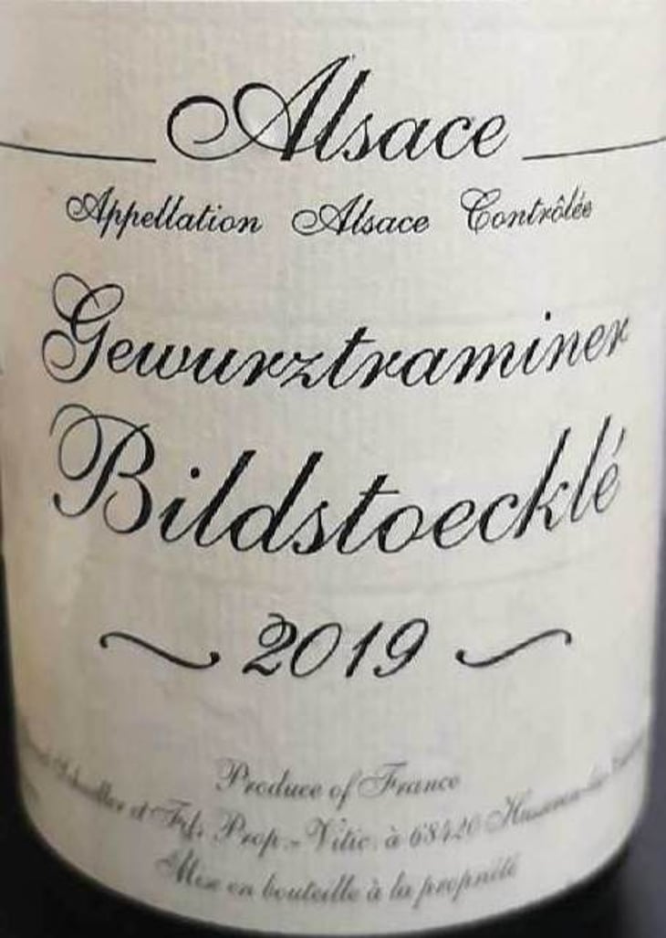 Gewürztraminer Bildstoecklé - Gérard Schueller & Fils - bruno-schueller 