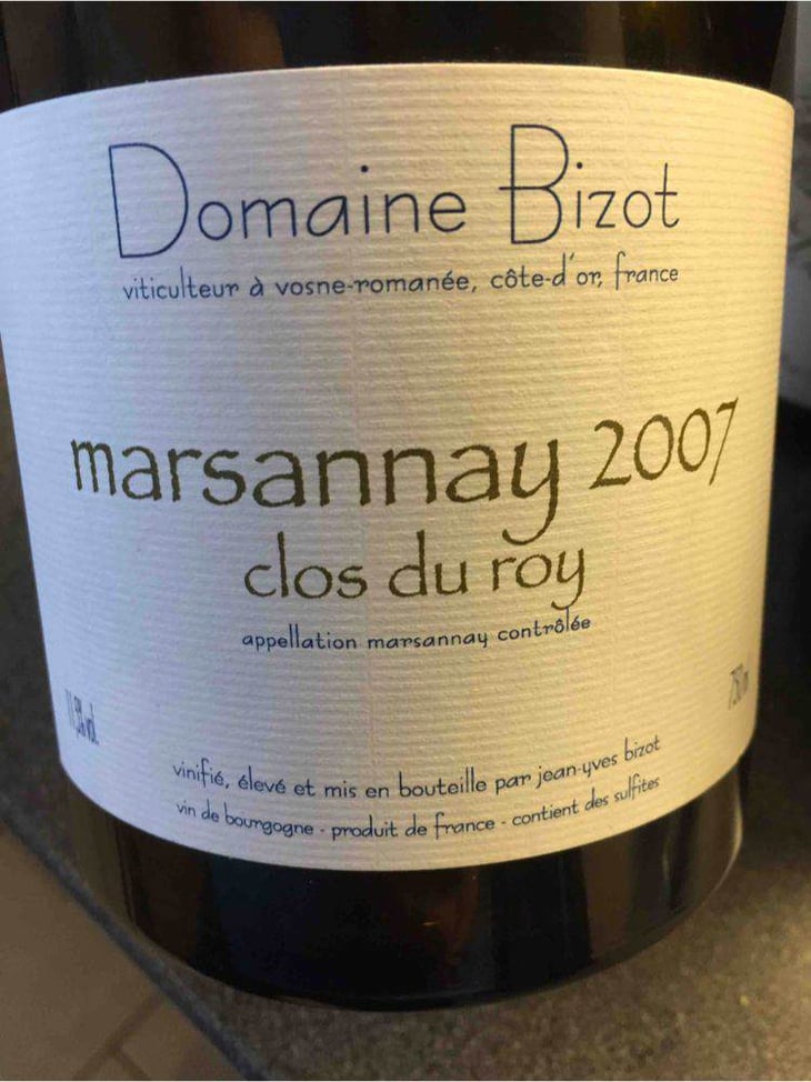 Clos Du Roy - Domaine Bizot - jean-yves-bizot 